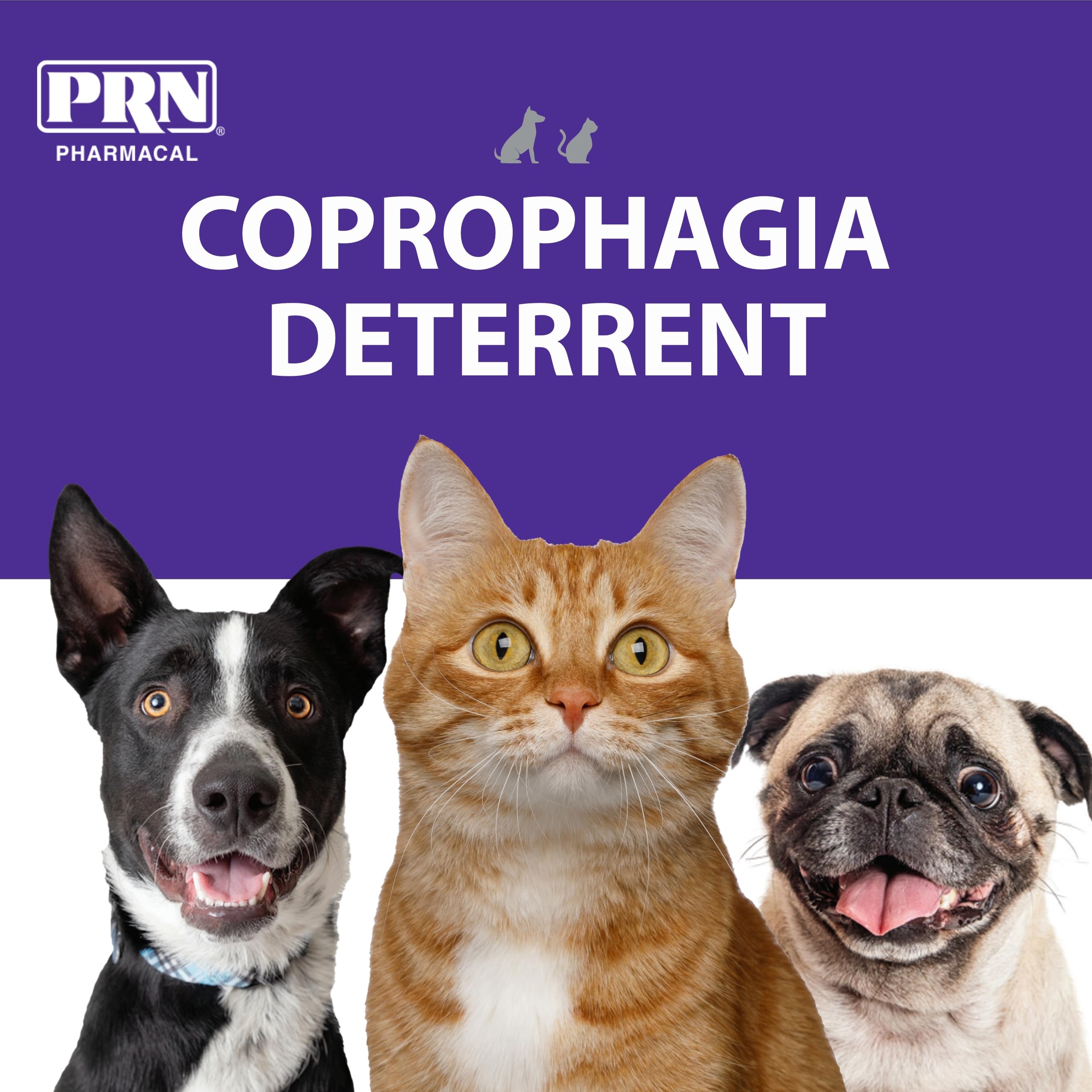 PRN CoproBan packaging close-up notes veterinary recommended use