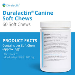 PRN Duralactin chicken-liver flavored chews provide tasty joint wellness support.