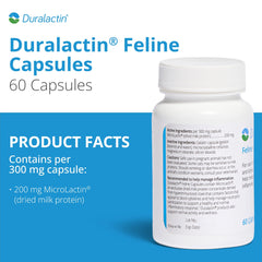 PRN Pharmacal Duralactin Feline capsules closeup for mobility support in cats