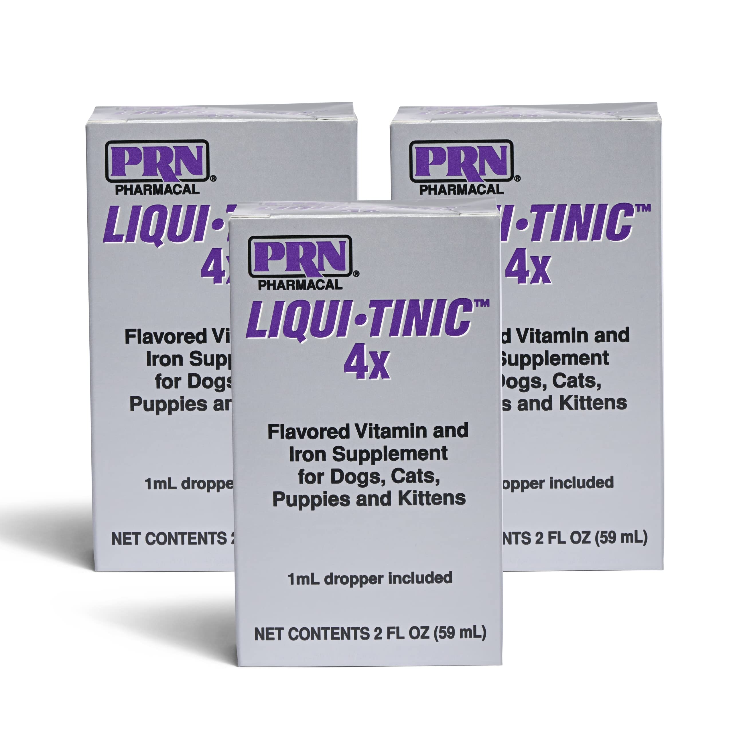 PRN Liqui-Tinic bottle with liver flavor supports pet nutrition