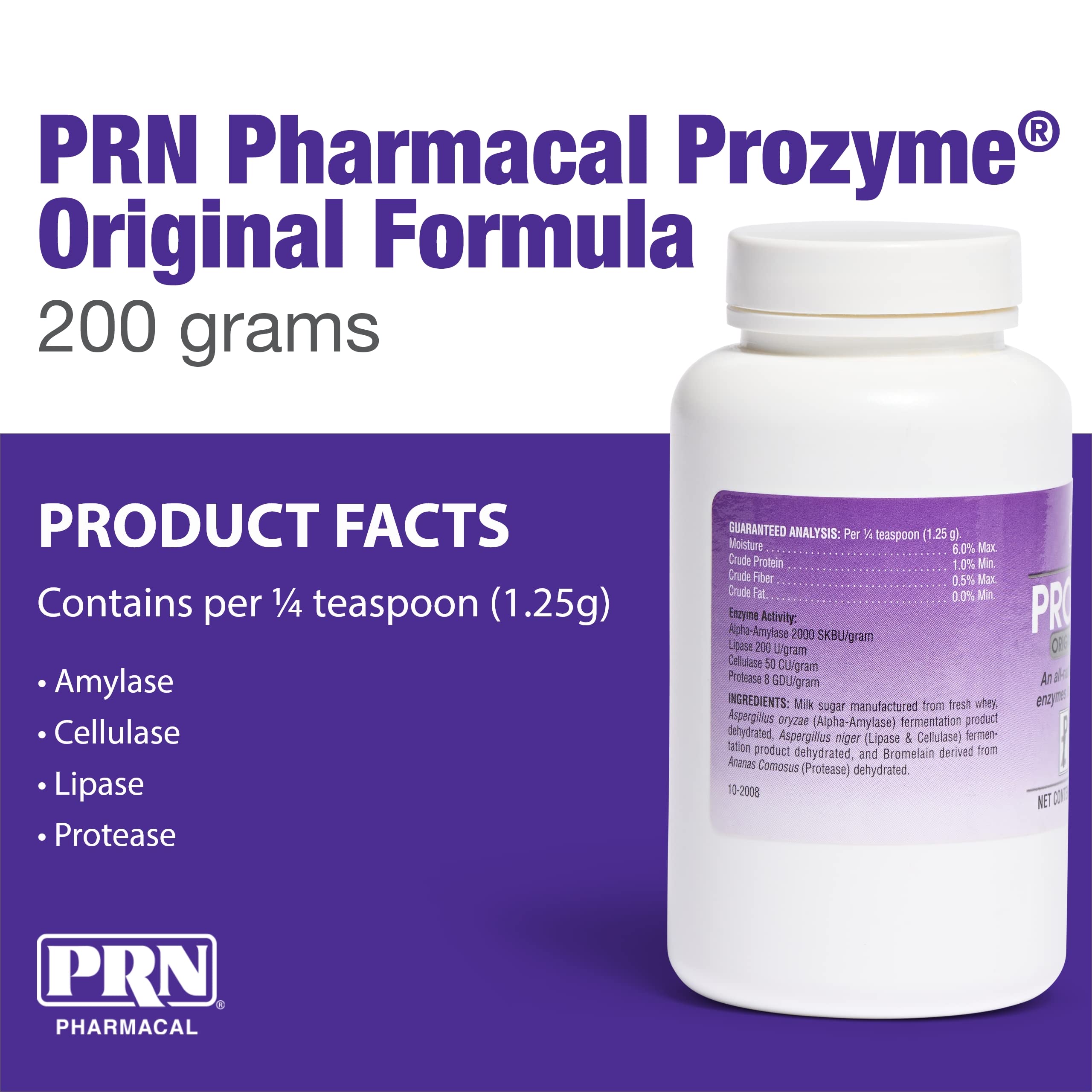 PRN ProZyme Original Formula being mixed into pet food for convenient feeding