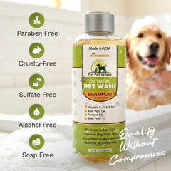 Pro Pet Works 5-in-1 grooming shampoo delivers five benefits in one wash