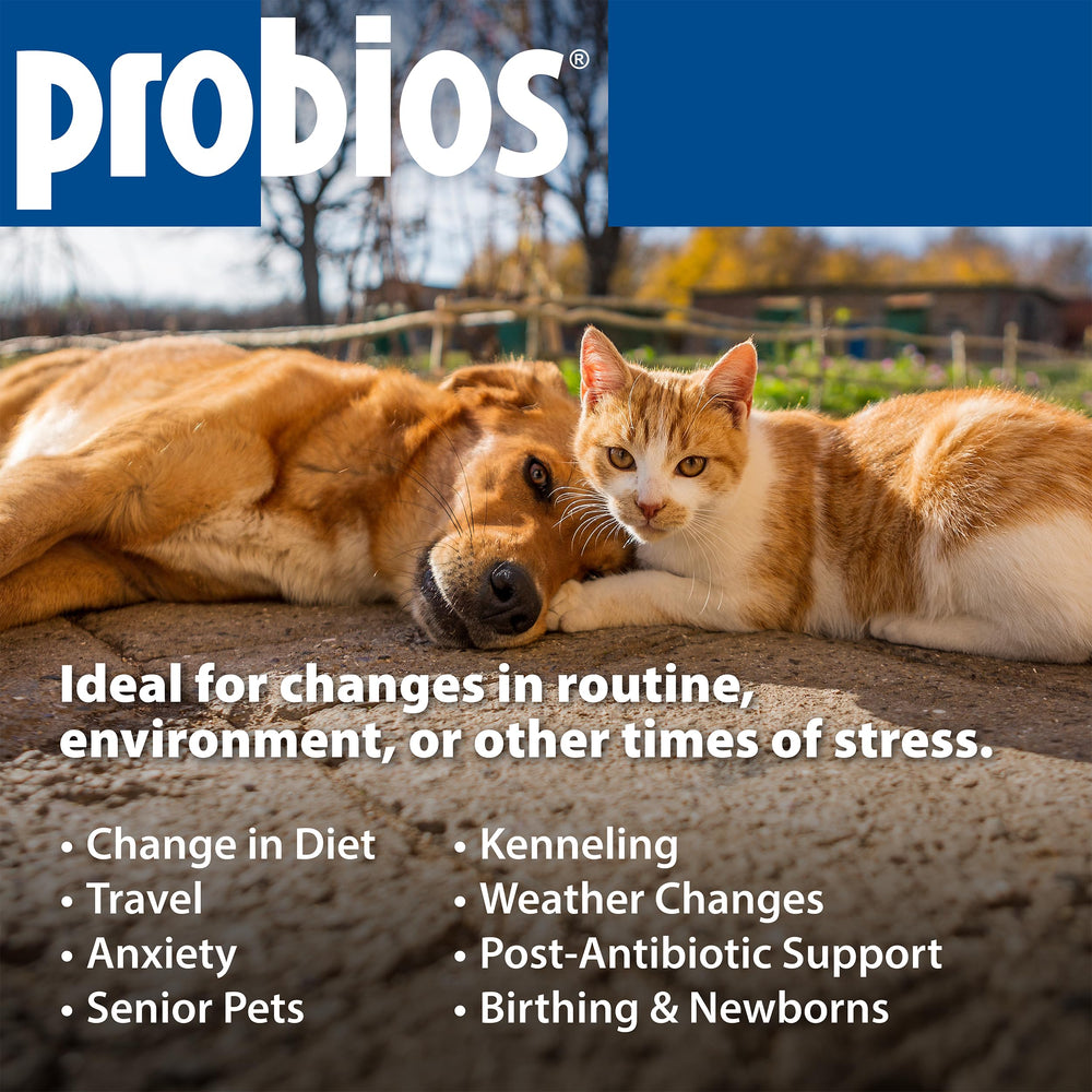 U.S.-made SQF facility label on Probios packaging.