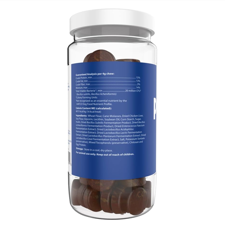 Probios for Dogs Soft Chews in travel kit—supports digestion during trips