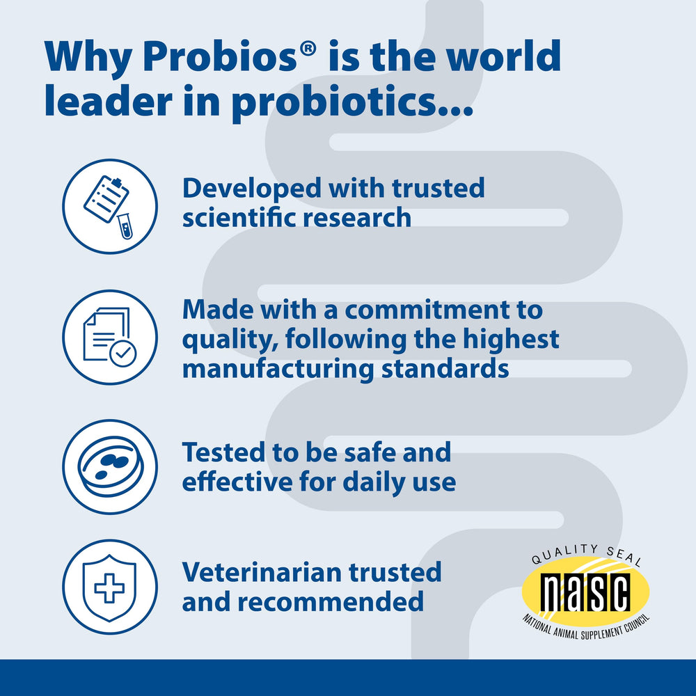 Probios manufactured in the USA at an SQF-certified facility for quality.