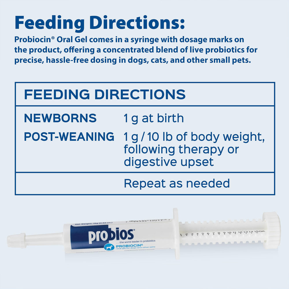 Probios Probiocin Oral Gel multi-strain graphic for gut balance