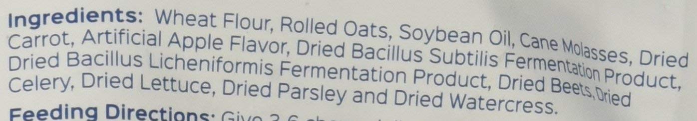 Probios probiotic horse treats on pasture graphic implying gut support