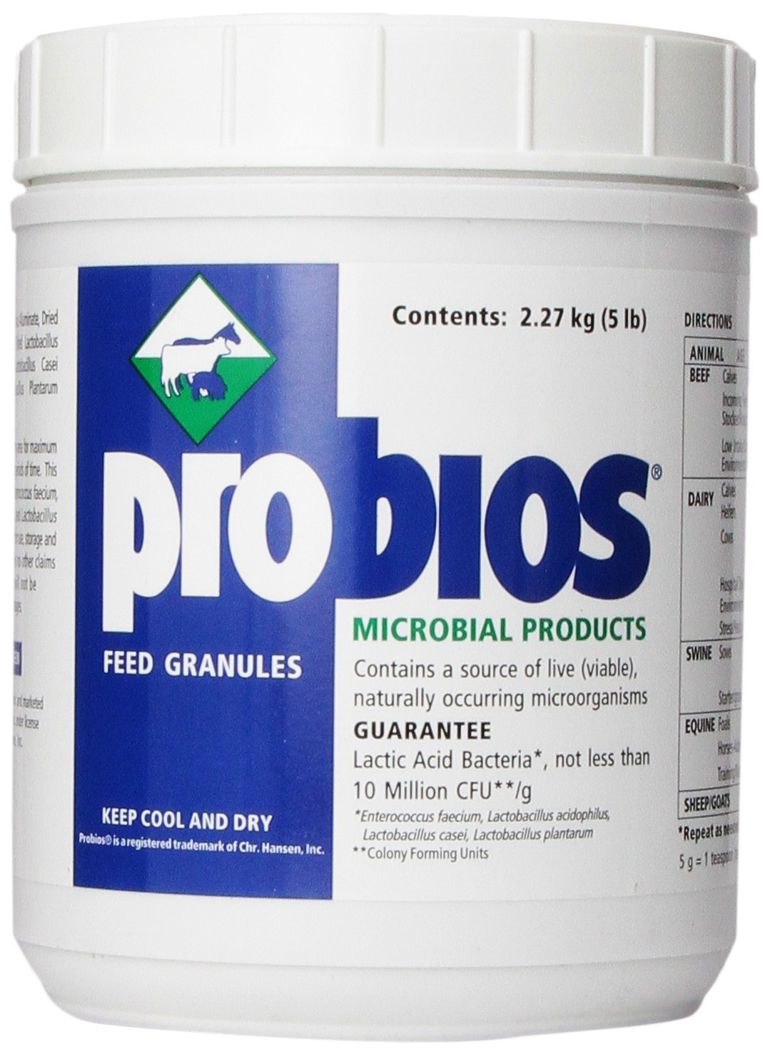 Probios Vets Plus granules bag supports digestive health during feeding