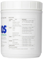 Probios Vets Plus granules being measured for daily 5 g dose
