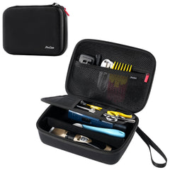 ProCase hard pet grooming tool storage case front view for organized transport.