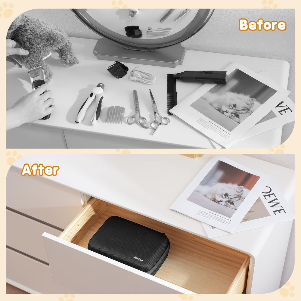 ProCase travel-ready case stores Oneisall/Wahl clippers and accessories securely.