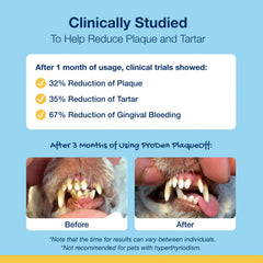ProDen PlaqueOff powder for cats supports gentle dental care.