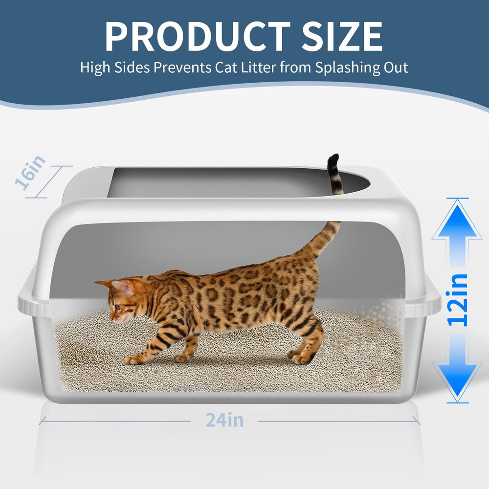 Prodigen cat mat and metal scoop kit aids efficient litter management