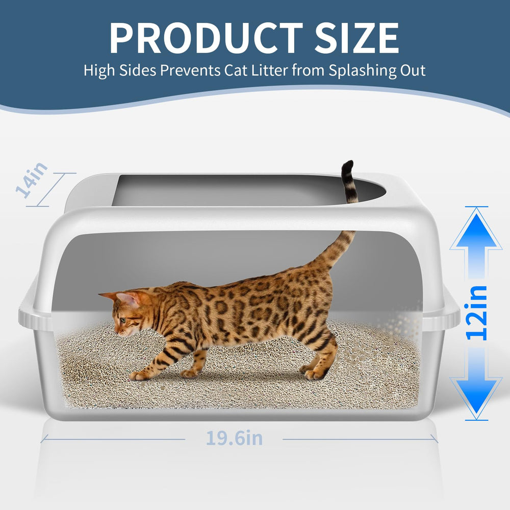 Prodigen cat mat included traps stray litter for a cleaner floor.