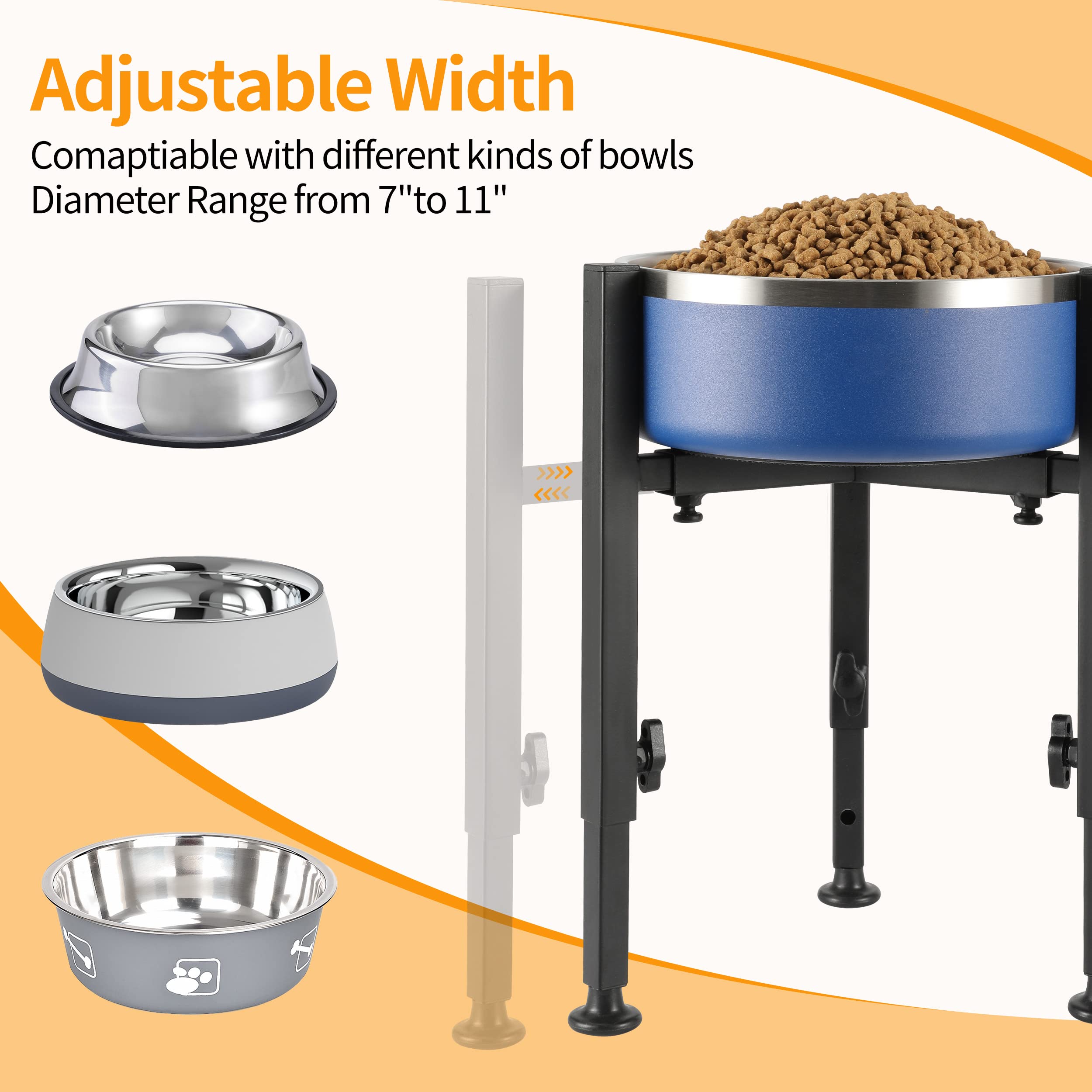 PROERR wide-bowl compatibility shows compatibility with various bowls for convenience.
