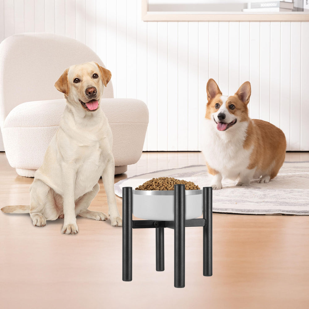 PROERR Lifted Dog Bowl Stand suits small and medium breeds for comfortable meals.