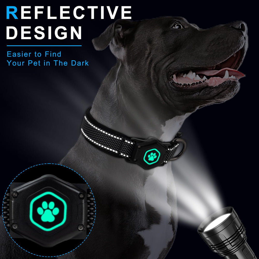 PROFAVO AirTag dog collar 1000D nylon for durable daily wear