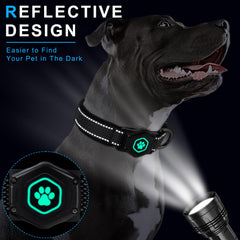 PROFAVO AirTag dog collar 1000D nylon for durable daily wear