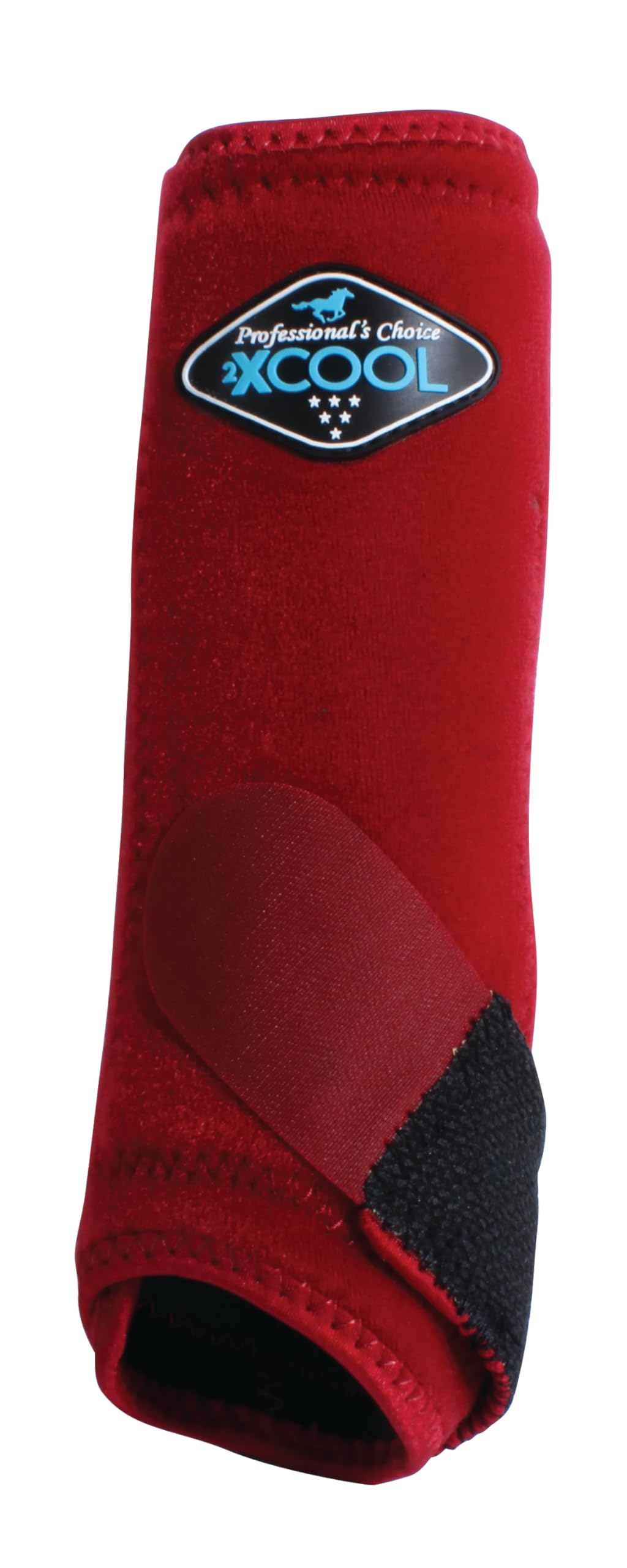 Professional's Choice 2XCOOL boot front view highlights breathable cooling protection for active horses.