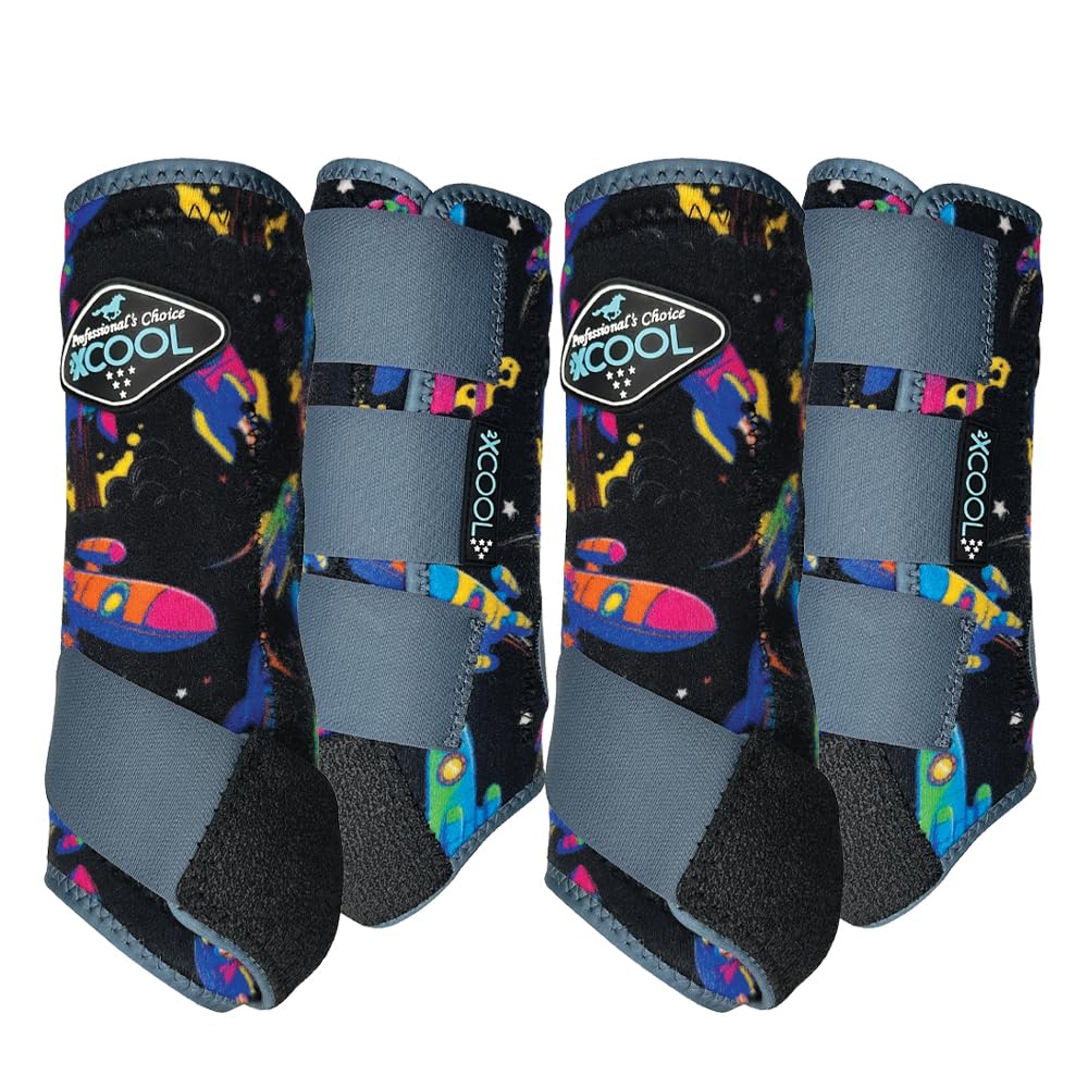 Professional's Choice 2XCool boot front view showing breathable shell for active horses.