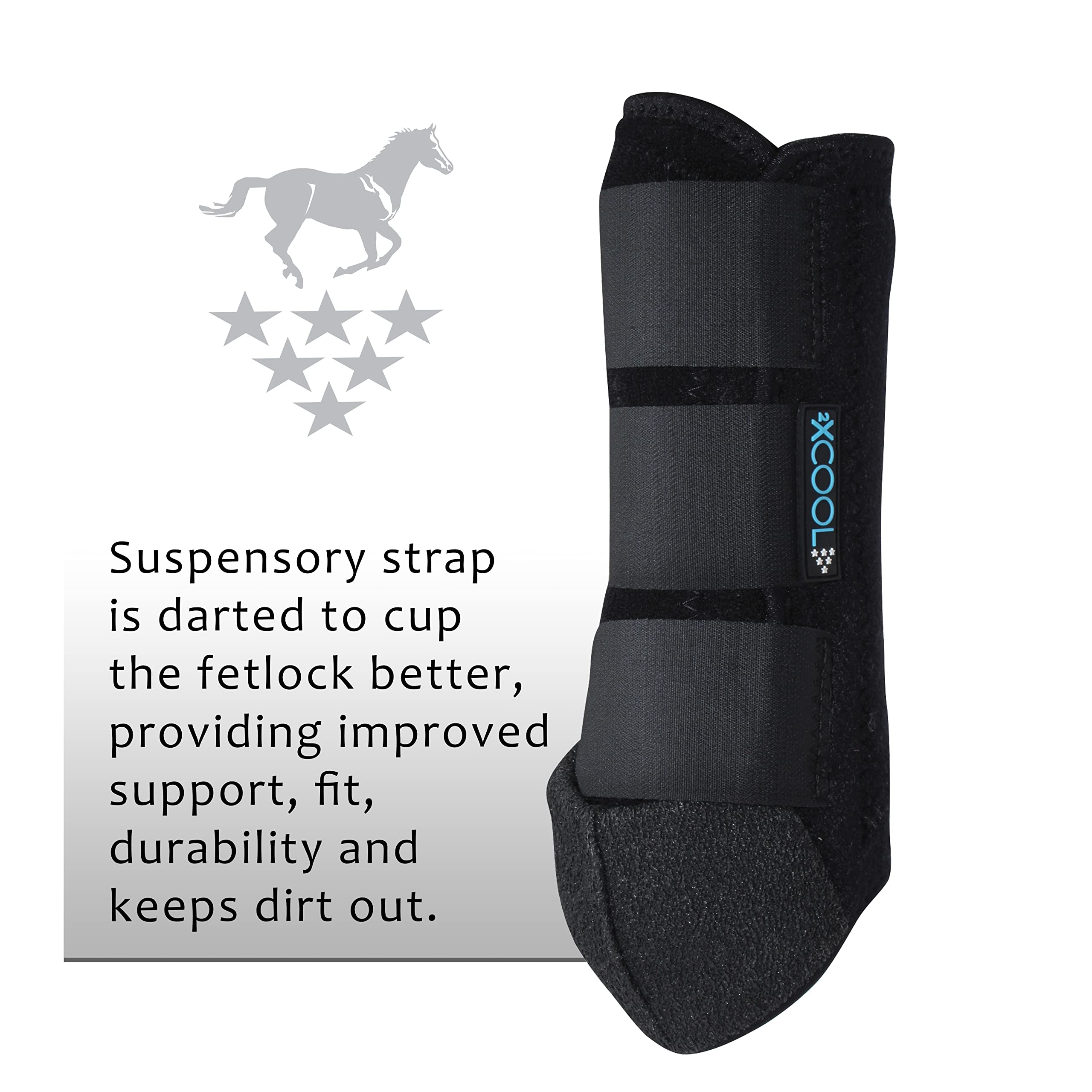 Professional's Choice 2XCool boot in action on a ride demonstrates cooling and protection