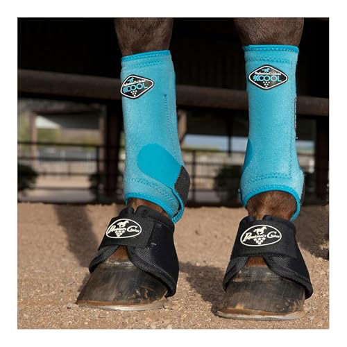 Professional's Choice 2XCool boot suspensory strap closeup with stretch Kevlar patch