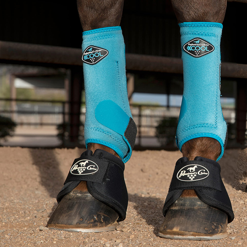 Professional's Choice 2XCOOL boots front view highlights cooling performance for workouts.