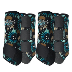 Professional's Choice 2XCOOL boots front view showing cooling, breathable protection for active horses.