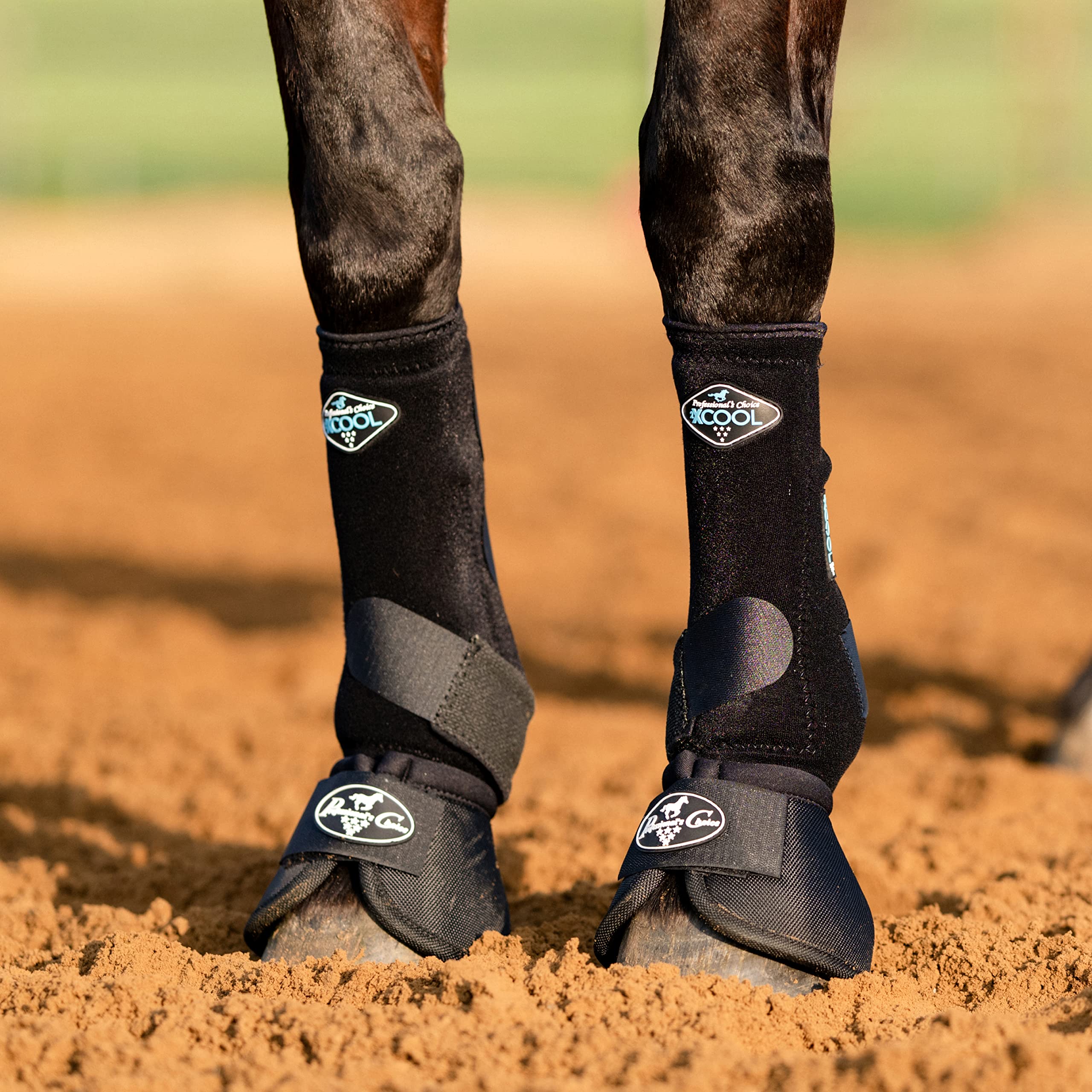 Professional's Choice 2XCool boots side view during movement with breathable comfort