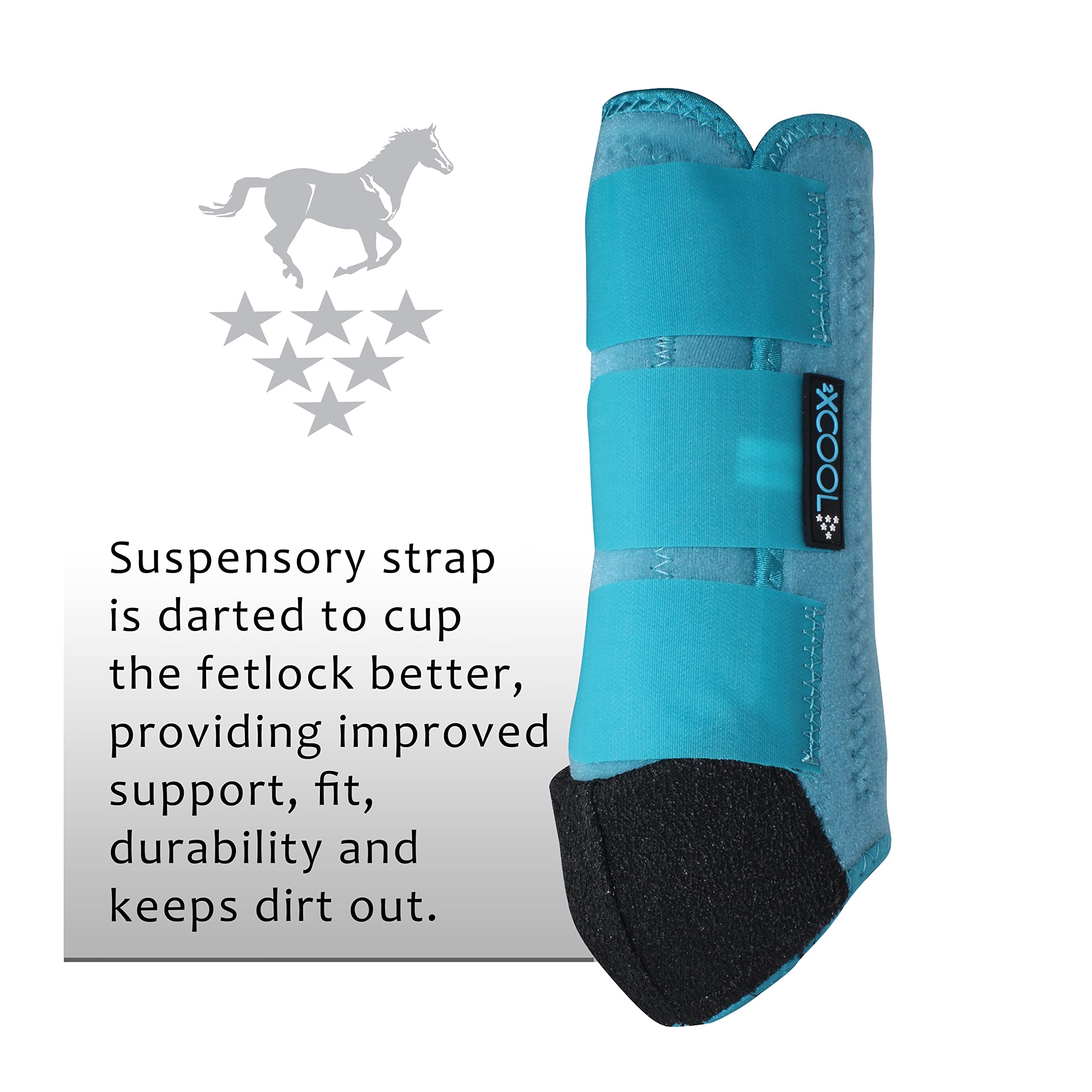 Professional's Choice 2XCool turquoise color boots visible protection for performance