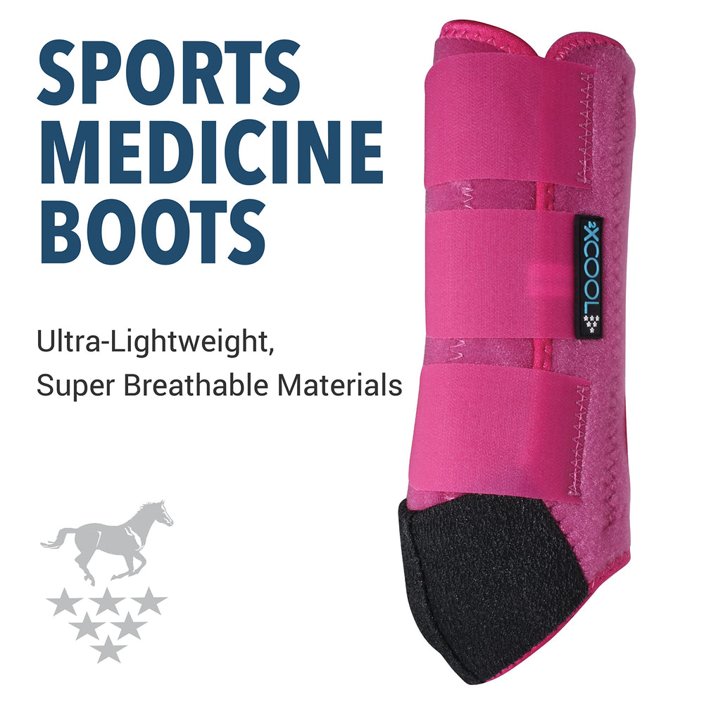 Professional's Choice 2XCOOL boots closeup strap showing durable stretch Kevlar patch