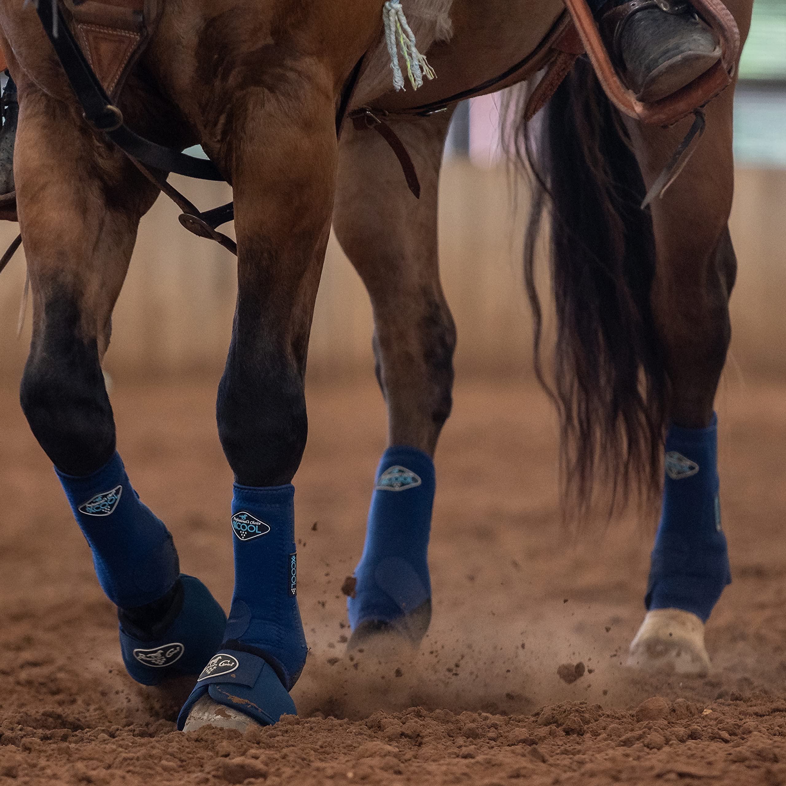 Professional's Choice 2XCool boots, side view, flexible support during movement