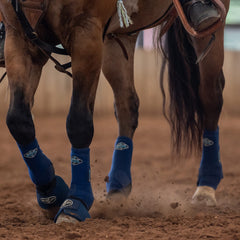Professional's Choice 2XCool boots, side view, flexible support during movement