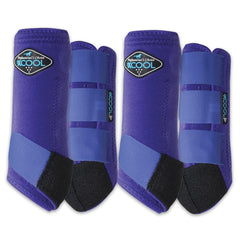 Professional's Choice 2XCool boot closeup shows breathable cooling fabric for active horses.