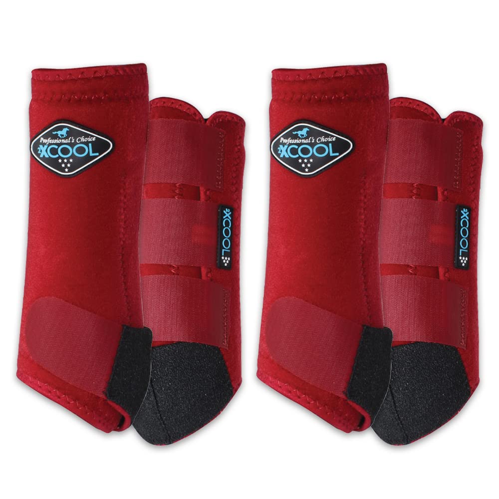 Professional's Choice 2XCool boot side view highlights breathable protection for active horses