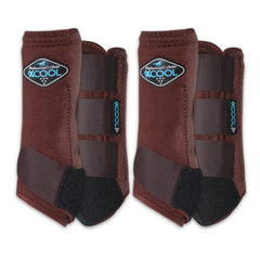 Professional's Choice 2XCool boot front view showing cooling design for active horses