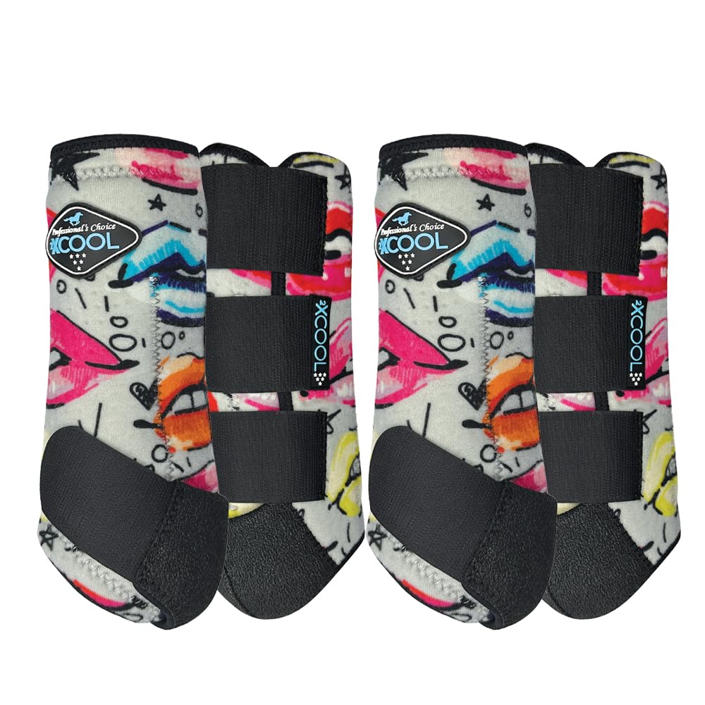 Professional's Choice 2XCool boot side view shows breathable protection for active horses during workouts.