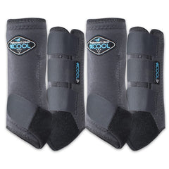 Professional's Choice 2XCool boot side view shows breathable cooling for active horses.