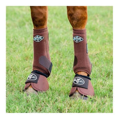 Professional's Choice 2XCool suspensory patch close-up shows stretch Kevlar durability.