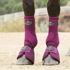 Professional's Choice Ballistic Overreach Bell Boots show textured PVC outer layer for durable protective wear.