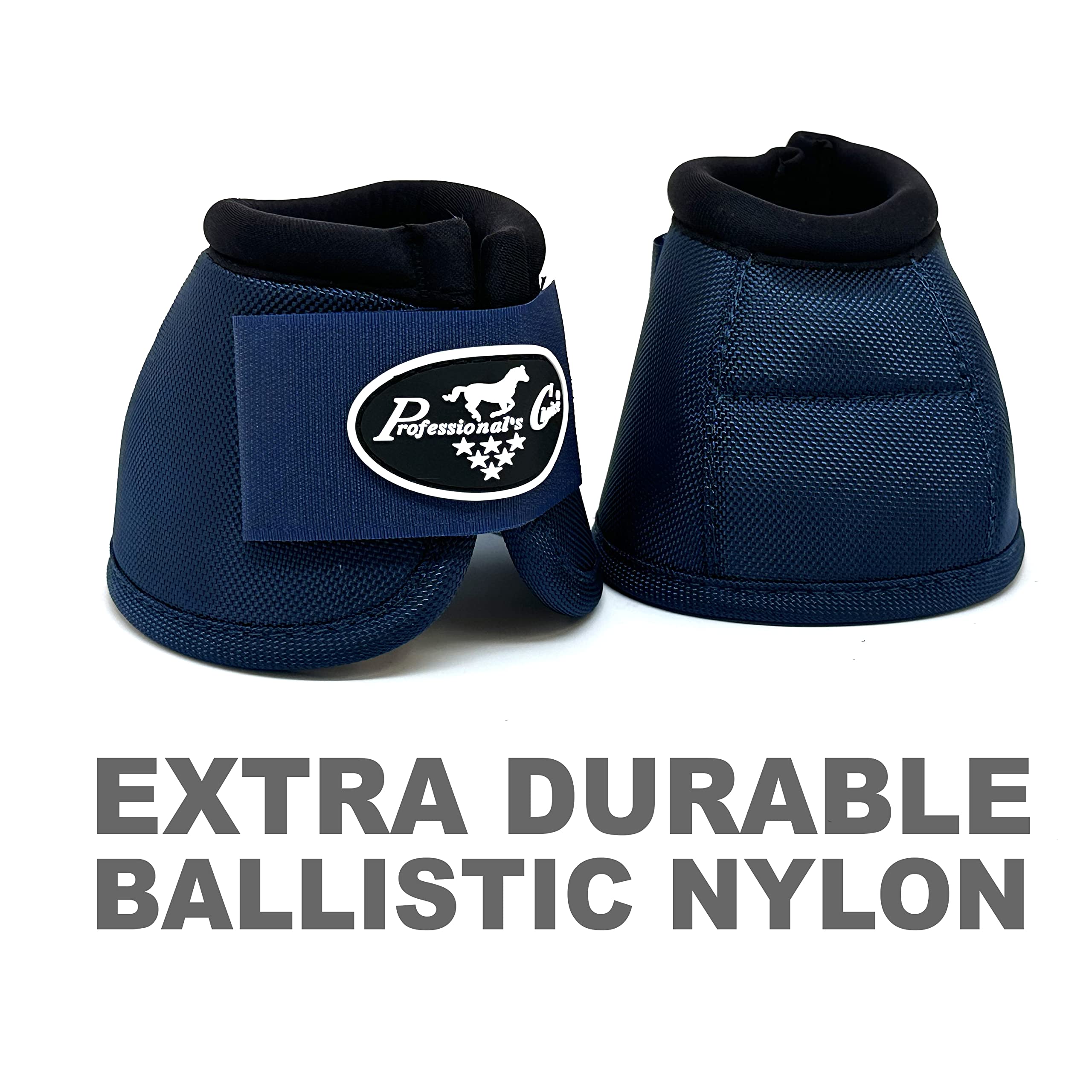 Professional's Choice Ballistic Overreach Bell Boots neoprene interior absorbs shock for comfortable rides