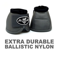 Professional's Choice Ballistic Overreach Bell Boots textured PVC outer reduces interference on trails and workouts