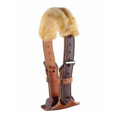Professional's Choice The Dare Cribbing Collar front view shows durable leather support for cribbing control