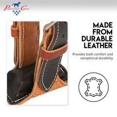 Professional's Choice Dare collar leather construction highlights long-lasting durability in barn life.