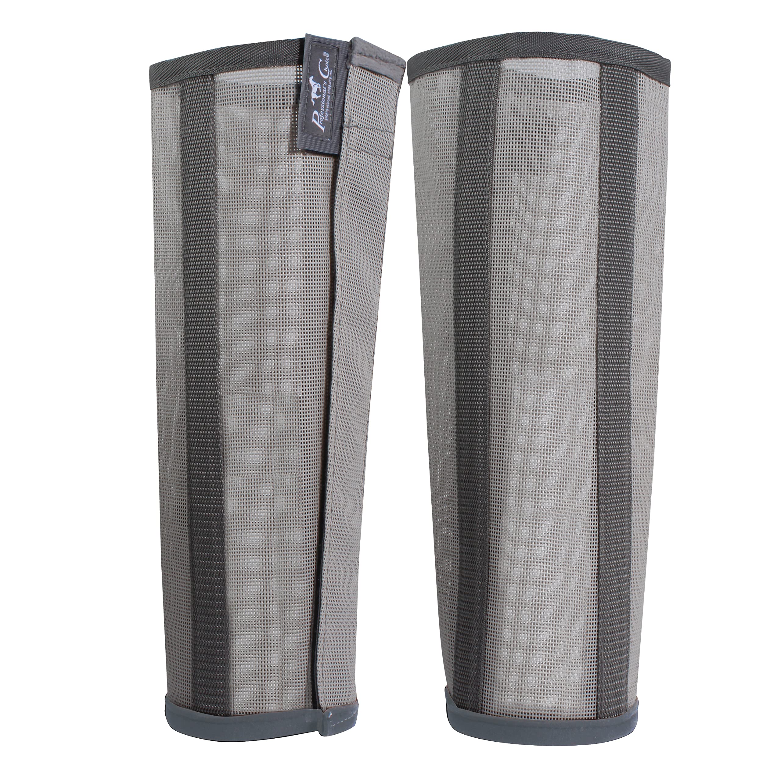 Professional's Choice Deluxe Fly Boots breathable mesh closeup shows pest protection during turnout.