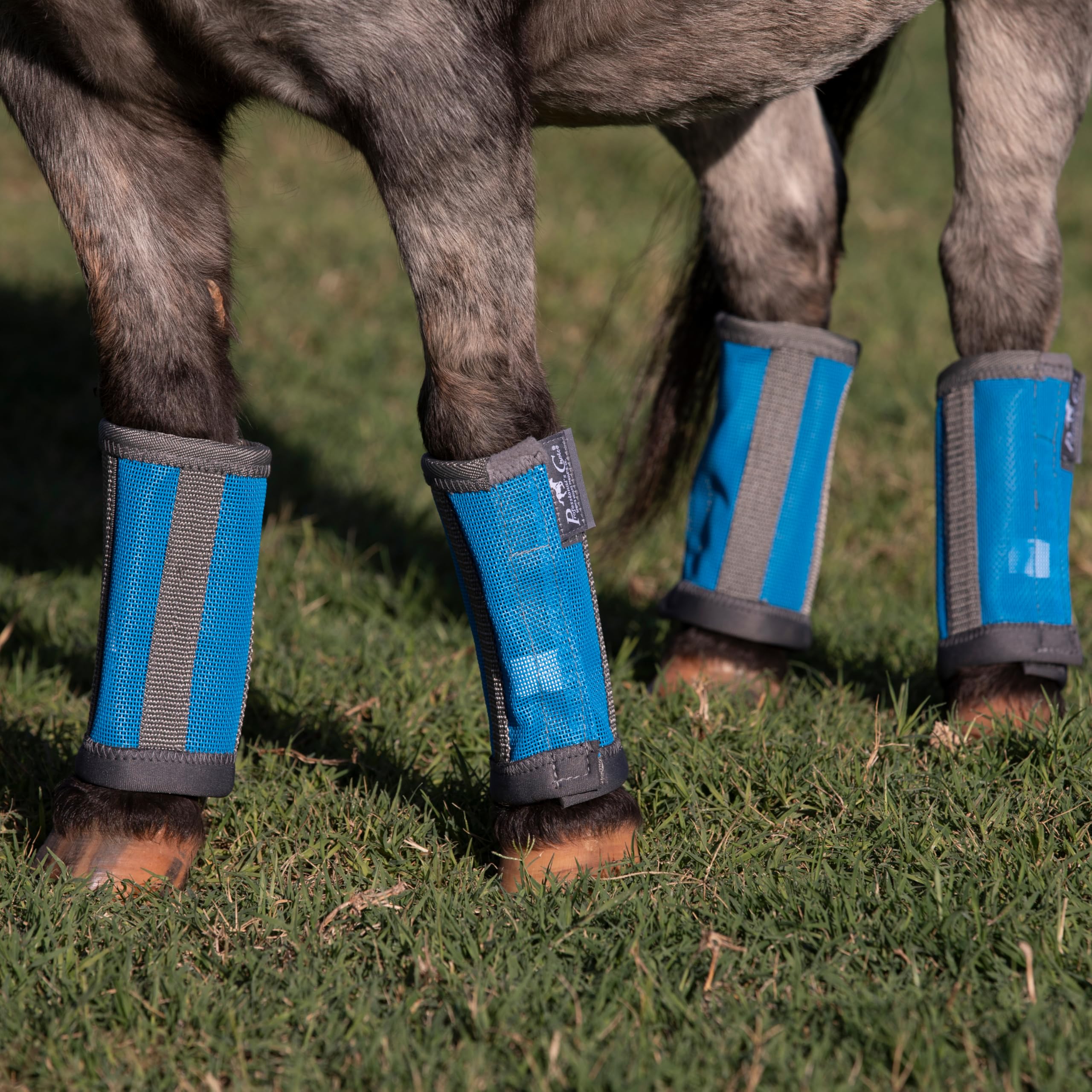 Professional's Choice Deluxe Fly Boots with sewn-in stays maintain shape and prevent rubbing.