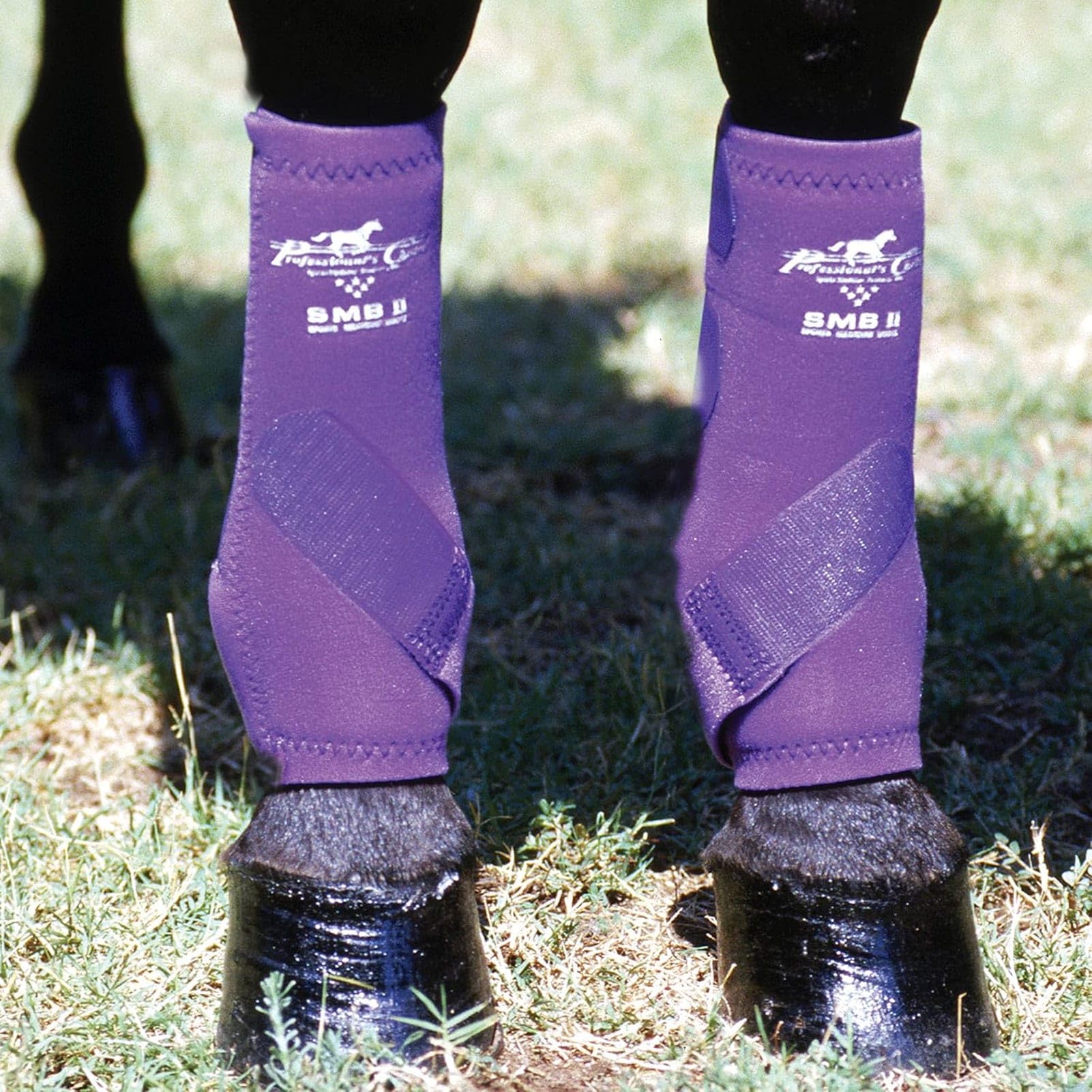 Professional's Choice SMBII purple boots side profile highlighting secure fit