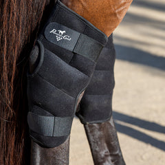 Professional's Choice Hock Ice Boot interior nylon lining reduces irritation and debris intrusion.