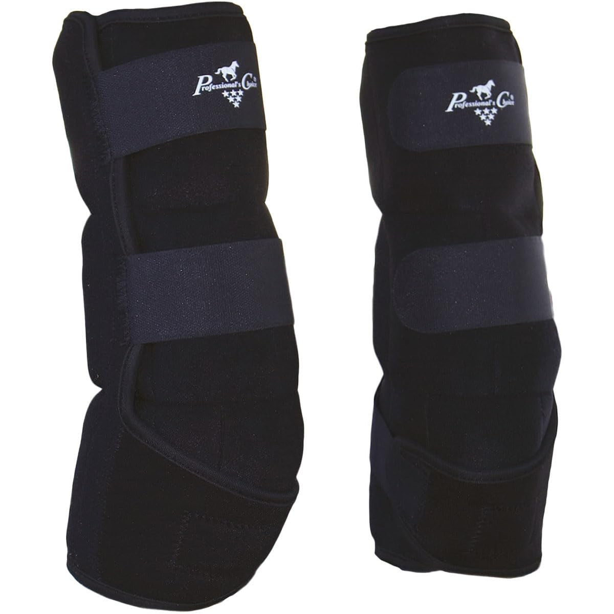 Professional's Choice Ice Boot 3-Straps front view shows secure support for post-training recovery.