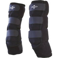Professional's Choice ice boot 4x6 black front view aids post-workout cooling.